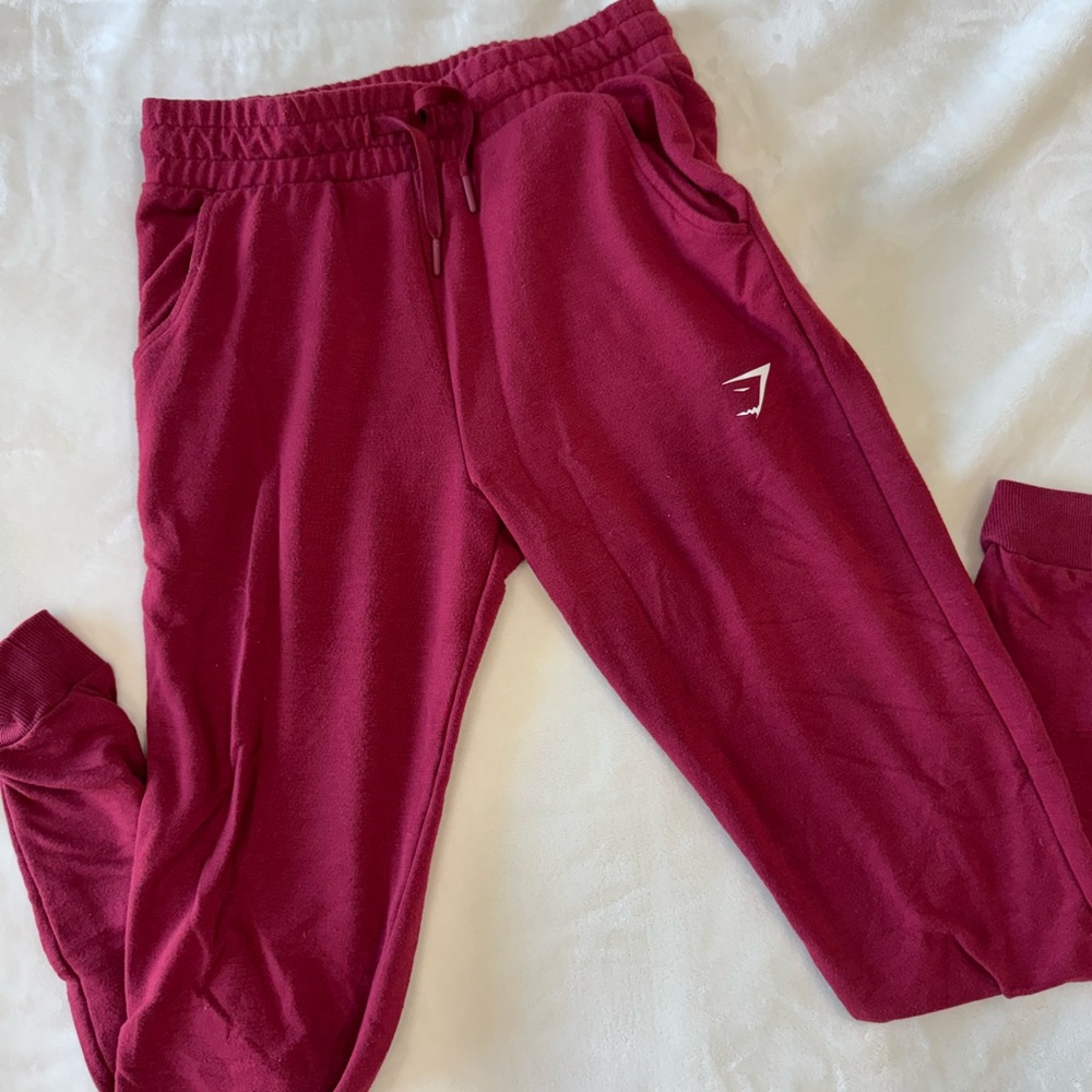 Gymshark Red Sweatpants Relaxed Fit